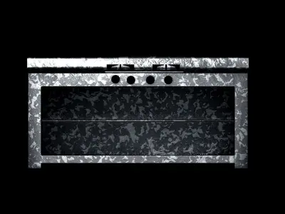 INDUSTRIAL KITCHEN  DISHING UNIT 3D model