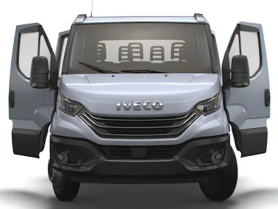 Iveco Daily Crew Cab L5 Chassis 2023 3D model