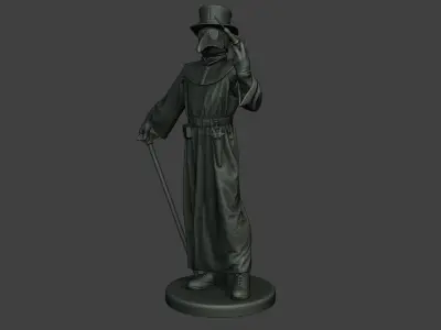 Hans Plague Doctor PDS008 3D print model