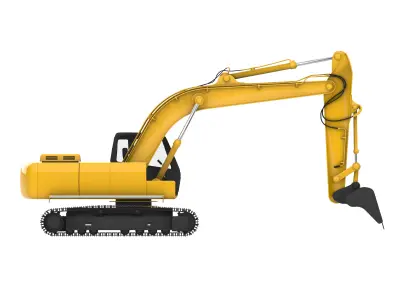 Excavator 3D model buy