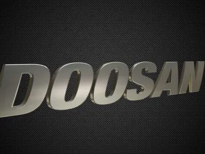 doosan logo 3D model