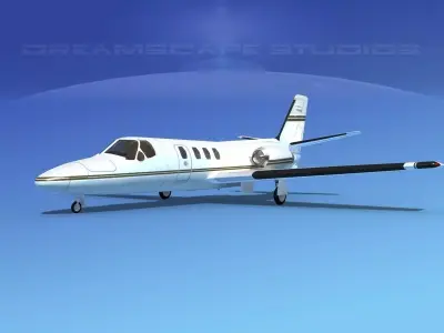Cessna 500 Citation I V06 3D model