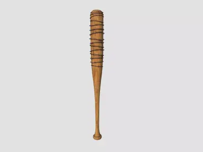 Baseball Bat Weapon 05 - Lucille - Character Weaponry 3D model