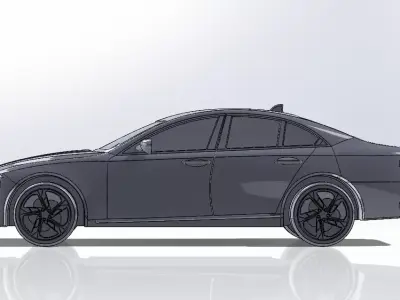 Vinfast Lux A  3Dprint 3D print model