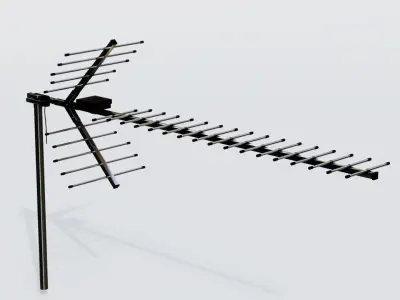 Antenna 12 Low-poly 3D model