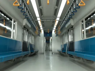 MRT train 3D model purchase