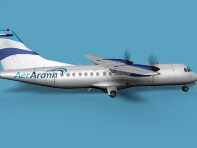 ATR  ATR-42-500 Aer Arran 3D model