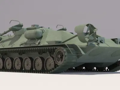 IRM Zhuk Russian Engineer Reconnaissance Vehicle - Premium Low-poly 3D model