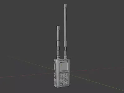 Bulat V4 FPV Drone Detector Low-poly 3D model