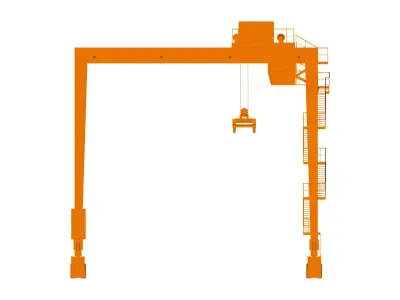 gantry crane 3D model get