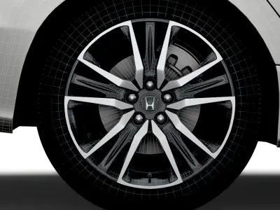 Honda Legend Hybrid 2021 wheel 3D model
