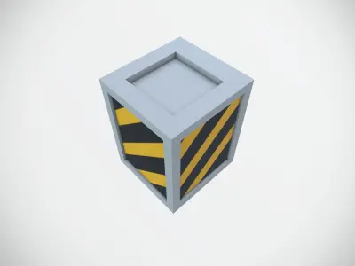Beam Base Low-poly 3D model
