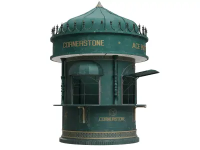 Victorian Kiosk 3D model
