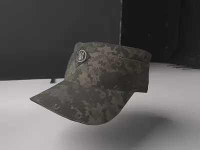 AFU Cap Low-poly 3D model