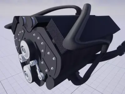 GM Engine 3D model