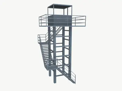 Watch Tower 3D model