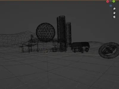 Apocalyptic Base 3D model