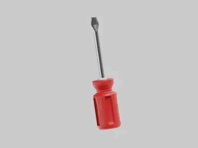 Screwdriver Low-poly 3D model buy