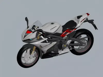 British Triumph Motorcycles 3D model