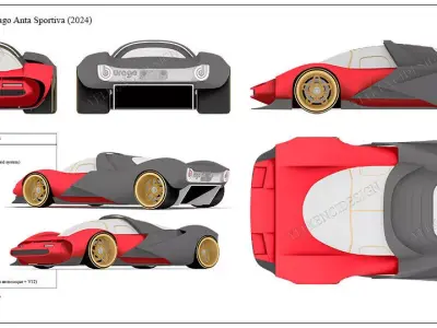  Bburago Yelkencidesign Anta Sportiva Free 3D model