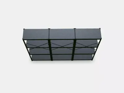 BROR Shelving unit 1 Low-poly 3D model