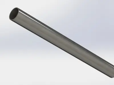 Movable footrest 3D model