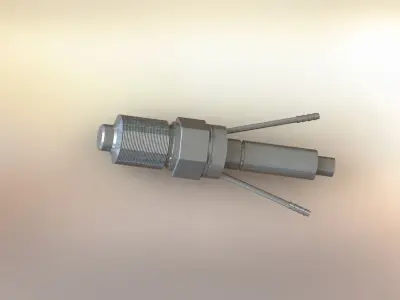 High Temperature Pressure Transducer MPT202T Free 3D model