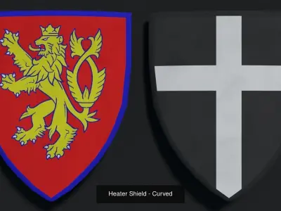 Ancient and Medieval Shields 3D Model Pack