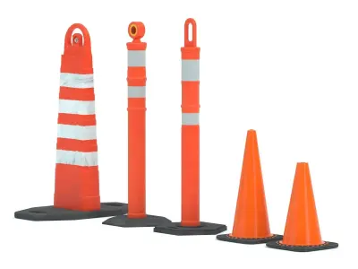Construction Traffic Cone 3D model