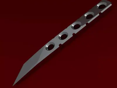 knife 3D model shop