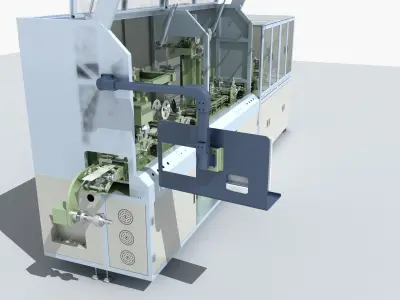 Industrial Equipment 16-Automatic Cut  Detection Production Line 3D model
