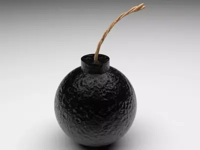Round Bomb 3D model