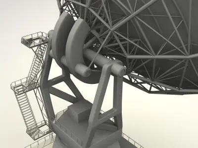 Radio Telescope Antenna 3D model