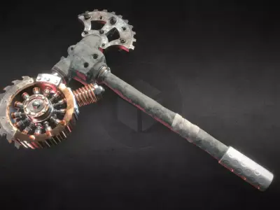 Doomsday Mallet Low-poly 3D model