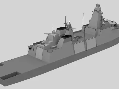 FFG Arrowhead 140 class Low-poly 3D model