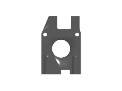 Replacement part IF405B Center Diff Mount for Kyosho 3D print model