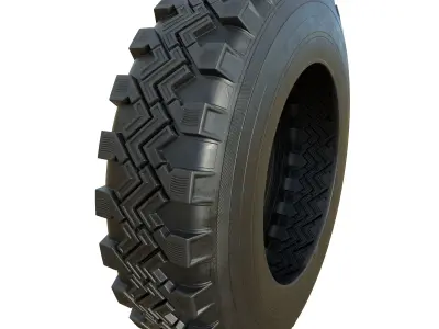 Car Tire 3D model V3