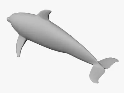 Low Poly Dolphin Low-poly 3D model buy