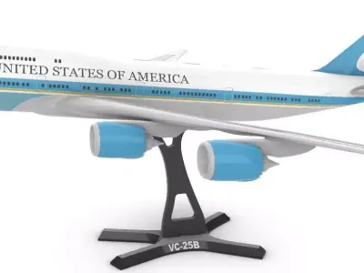 VC-25B Air Force One 3D print model purchase