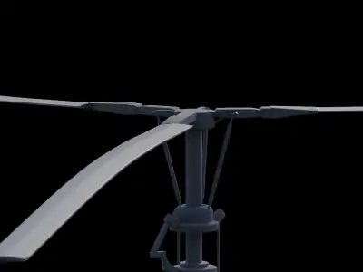 KA-52 HELICOPTER 3D model