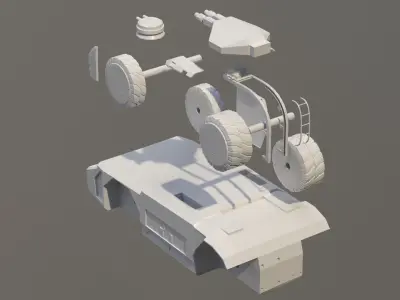 APC - M577 Armored Personnel Carrier - 3D Print 3D print model