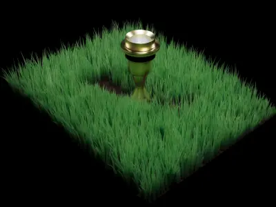 free 3D Trophy Model Champion Scene  Free 3D model