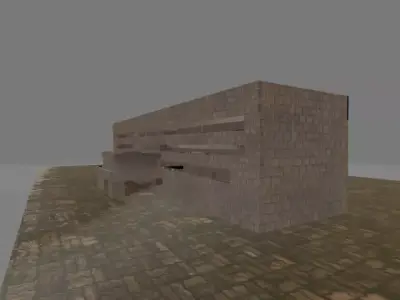 building 3d model brick Free 3D model