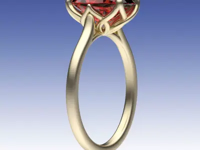 Ring Engagment Filigree 3D print model