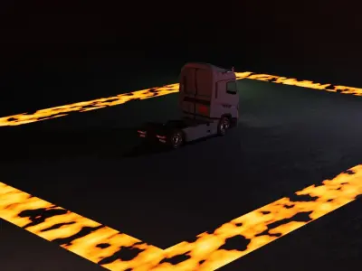 Renault Range T Low-poly 3D model