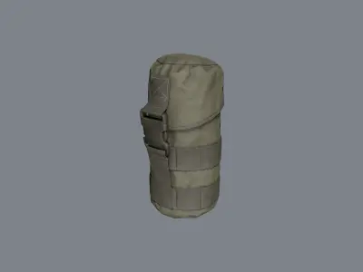Bottle pouch Low-poly 3D model purchase