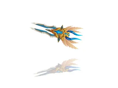 Angel Battle-Gloves Low-poly 3D model
