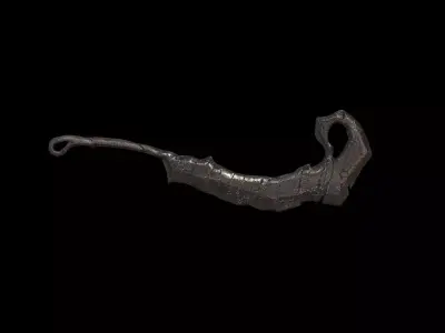 Old Weapon Sword03 Low-poly 3D model