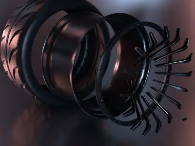 Toyo Proxes R888R Free 3D model