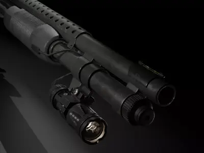 shotgun 3D model 11